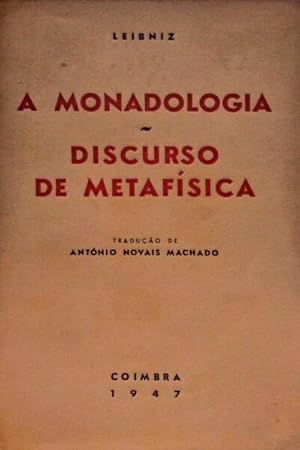 Imagen del vendedor de A MONADOLOGIA, DISCURSO DE METAFSICA. a la venta por Livraria Castro e Silva