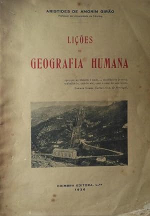 LIÇÕES DE GEOGRAFIA HUMANA.