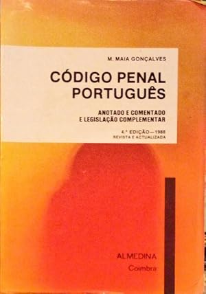 Seller image for CDIGO PENAL PORTUGUS. [4. EDIO] for sale by Livraria Castro e Silva