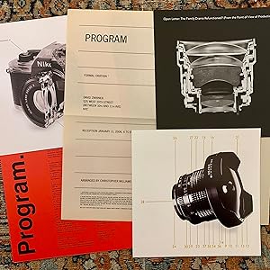 Christopher Williams: Set of 5 items, includes: announcement cards and exhibition pamphlets.