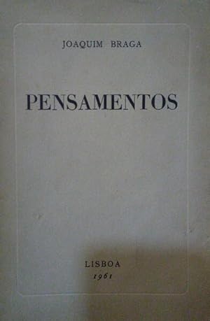 Bild des Verkufers fr PENSAMENTOS. zum Verkauf von Livraria Castro e Silva