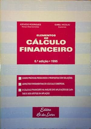 Image du vendeur pour ELEMENTOS DE CLCULO FINANCEIRO. mis en vente par Livraria Castro e Silva