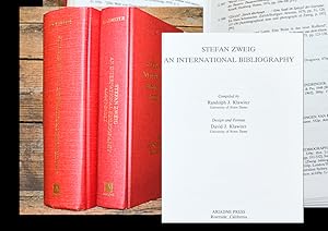 Stefan Zweig. An International Bibliography + Addendum I. 2 volumes.