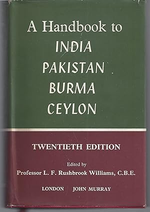 A Handbook for Travellers in India, Pakistan, Burma and Ceylon