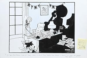 Bild des Verkufers fr Original "Mac" cartoon. zum Verkauf von Peter Harrington.  ABA/ ILAB.