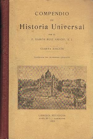 Imagen del vendedor de COMPENDIO DE HISTORIA UNIVERSAL. a la venta por Librera Torren de Rueda