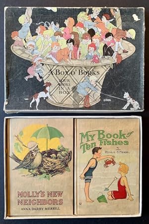 Image du vendeur pour A Box o' Books: Four Booksd in a Box mis en vente par APPLEDORE BOOKS, ABAA