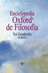 Seller image for ENCICLOPEDIA OXFORD DE FILOSOFA for sale by Antrtica