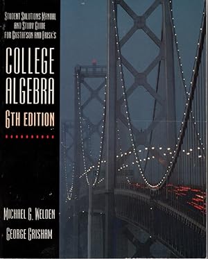 Seller image for College Algebra Student Solutions Manual and Study Guide for sale by Ye Old Bookworm