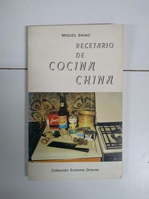 Imagen del vendedor de Recetario de cocina china a la venta por Libros Ambig