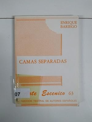 Seller image for Camas separadas for sale by Libros Ambig