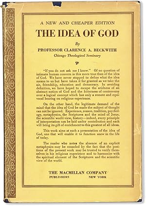 The Idea of God: Historical, Critical, Constructive