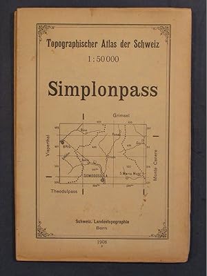 Topographischer Atlas der Schweiz: Simplonpass. 1 : 50.000.