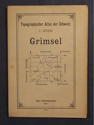 Topographischer Atlas der Schweiz: Grimsel. 1 : 50.000.