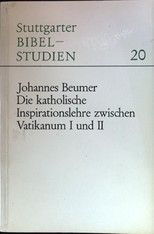 Bild des Verkufers fr Die katholische Inspirationslehre zwischen Vatikanum I und II: kirchliche Dokumente im Licht der theologischen Diskussion. Stuttgarter Bibelstudien, 20 zum Verkauf von books4less (Versandantiquariat Petra Gros GmbH & Co. KG)