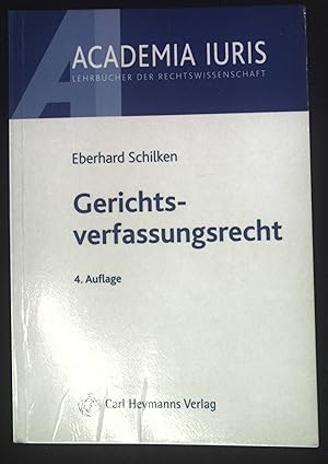 Immagine del venditore per Gerichtsverfassungsrecht. academia iuris venduto da books4less (Versandantiquariat Petra Gros GmbH & Co. KG)