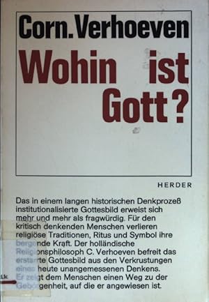 Seller image for Wohin ist Gott?. for sale by books4less (Versandantiquariat Petra Gros GmbH & Co. KG)