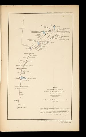 Seller image for Map of the Eastern Part of Australia. Showing the Route of Mess.rs Burke and Wills, from Melbourne to the Gulf of Carpentaria [and] Map of Mr. McKinlay's Route, in search of Mess.rs Burke and Wills, in Sept.r and Oct.r, 1861 (Reduced from the Original). for sale by Daniel Crouch Rare Books Ltd