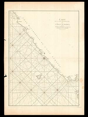 Seller image for Carte de la Cote Occidentale de l'Isle Sumatra, depuis la Pointe d'Indrapour jusques au Detroit de la Sonde. for sale by Daniel Crouch Rare Books Ltd