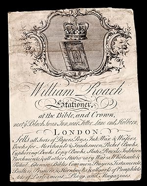 Seller image for William Roach Stationer for sale by Daniel Crouch Rare Books Ltd