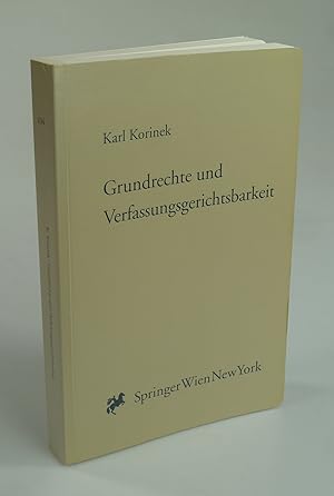 Seller image for Grundrechte und Verfassungsgerichtsbarkeit. for sale by Antiquariat Dorner