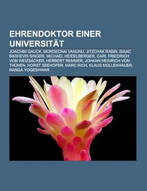 Seller image for Ehrendoktor einer Universitt for sale by Rheinberg-Buch Andreas Meier eK