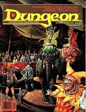 Dungeon Magazine : Adventures for TSR Role-Playing Games : September/October 1987 : Issue No. 7