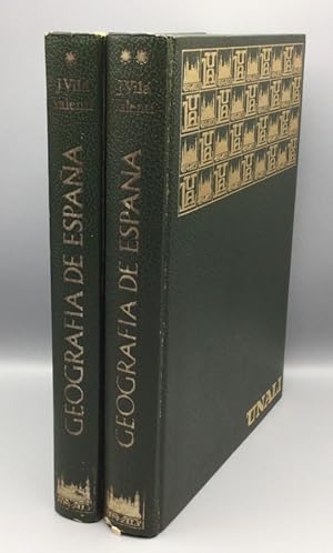 Imagen del vendedor de Geografa de Espaa. Tomos 1 y 2 (2 volmenes) a la venta por Els llibres de la Vallrovira