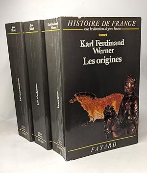 Image du vendeur pour Histoire de France - TOME 1; 3 et 4: 1/ Les origines + 3/ La France moderne + 4/ Les Rvolutions mis en vente par crealivres