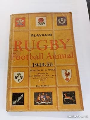 Image du vendeur pour Playfair Rugby Football Annual 1949-1950 mis en vente par Lion Books PBFA