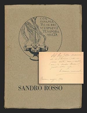 Seller image for Sandro Rosso. 24 febbraio 1888 - 3 aprile 1917 for sale by Libreria Antiquaria Pontremoli SRL