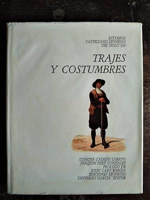 Image du vendeur pour Estampas Castellano-Leonesas del Siglo XIX. Trajes y Costumbres. Prlogo de Julio Caro Baroja. mis en vente par Carmichael Alonso Libros