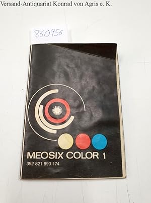 Meopta Meosix Color 1 Bedienungsanleitung Labormessgerät Dunkelkammer