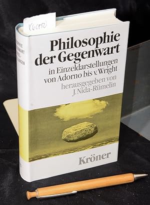 Bild des Verkufers fr Philosophie der Gegenwart in Einzeldarstellungen - Von Adorno bis v.Wright (= Krners Taschenausgabe Band 423) zum Verkauf von Antiquariat Hoffmann