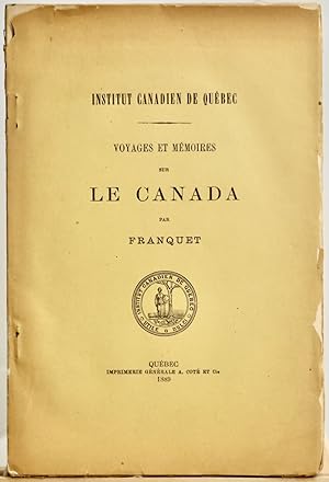 Voyages et mémoires sur le Canada