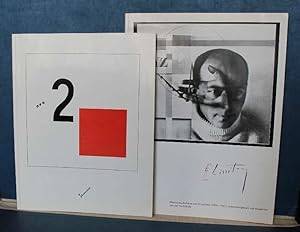 2 Titel: Von 2 Quadraten und Werke und Aufsätze von El Lissitzky (1890-1941)