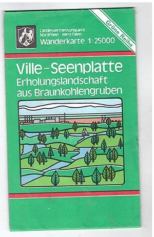 Bild des Verkufers fr Ville- Seenplatte. erholungslandschaft aus Braunkohlegruben Wanderkarte 1 : 25 000 zum Verkauf von Bcherpanorama Zwickau- Planitz