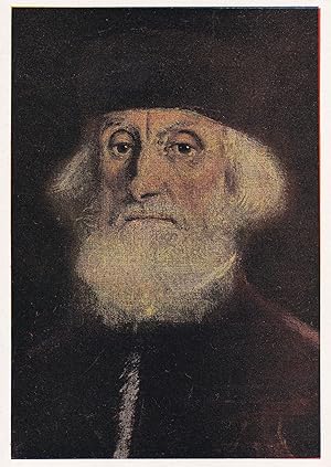 Seller image for Postkarte - Bildnis eines Mannes (Ausschnitt) for sale by Buchhandlung & Antiquariat Rother