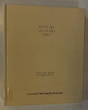 Immagine del venditore per KENTUCKY 1820 CENSUS INDEX venduto da ROXY'S READERS