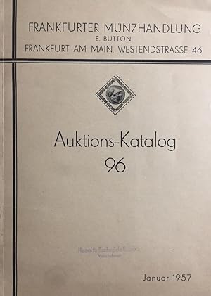 Seller image for Auktions-Katalog 96. for sale by Antiquariat J. Hnteler