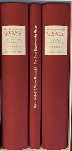 Von Aas bis Zylinder. Werke. Herausgegeben von Reiner Niehoff und Valeska Bertioncini. Band 1: Vo...