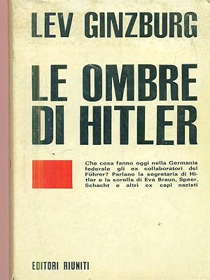 Bild des Verkufers fr Le ombre di Hitler zum Verkauf von Librodifaccia
