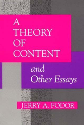 Imagen del vendedor de A Theory of Content and Other Essays (Paperback or Softback) a la venta por BargainBookStores