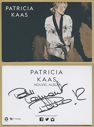 Imagen del vendedor de Patricia Kaas - Jolie photo ddicace - 2016 a la venta por PhP Autographs