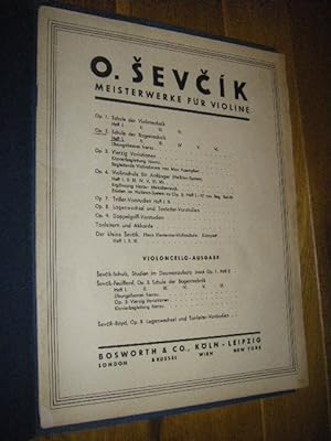 Meisterwerke für Violine. Op. 2: Schule der Bogentechnik. Heft 1