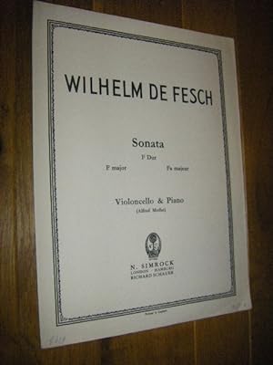 Sonata F Dur. Violoncello & Piano
