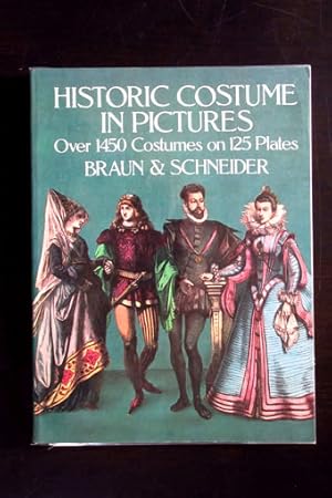 Bild des Verkufers fr Historic Costume in Pictures. Over 1450 Costumes on 125 Plates. zum Verkauf von Verlag + Antiquariat Nikolai Lwenkamp