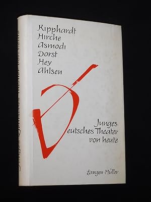 Bild des Verkufers fr Junges Deutsches Theater von heute: Die Sthle des Herrn Szmil (Kipphardt). Die Shne des Herrn Proteus (Hirche). Nachsaison (Asmodi). Gesellschaft im Herbst (Dorst). Der Fisch mit dem goldenen Dolch (Hey). Philemon und Baukis (Ahlsen). Herausgegeben von Joachim Schondorff. Mit einem Vorwort von Joachim Kaiser zum Verkauf von Fast alles Theater! Antiquariat fr die darstellenden Knste