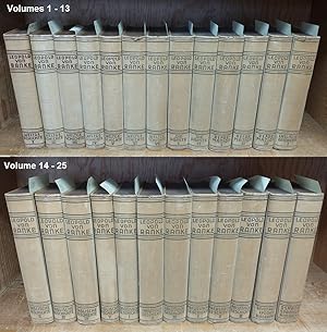 Bild des Verkufers fr HISTORISCHE MEISTERWERKE [25 VOLUMES] zum Verkauf von Second Story Books, ABAA