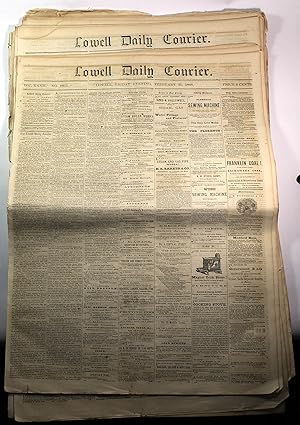 Lowell Daily Courier (26 Issue Lot)